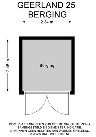Floorplan - Geerland 25, 1433 JL Kudelstaart